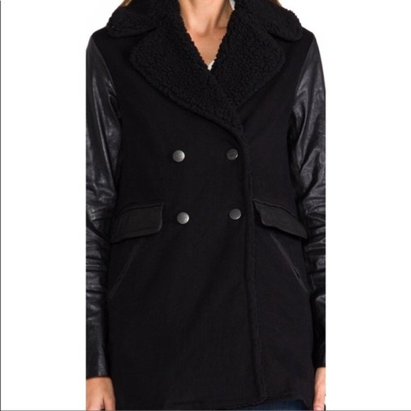 Current/Elliot The Longline Pea Coat - Picture 2 of 9
